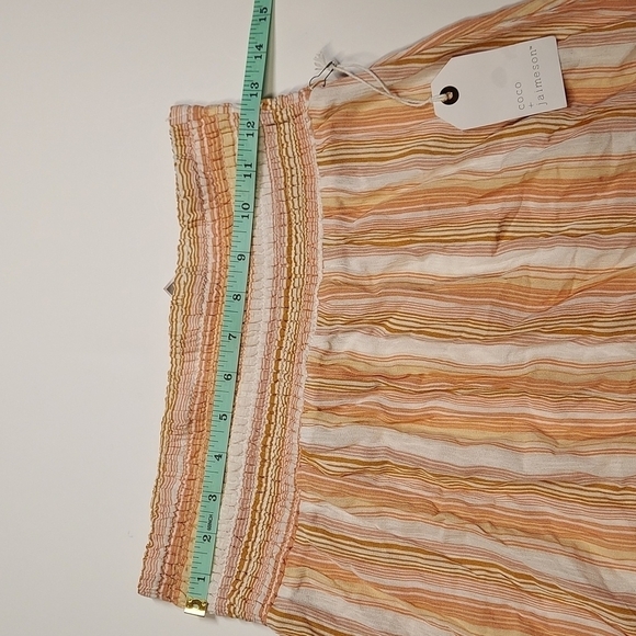 Coco + Jameson Striped Off The Shoulder Top and flowy Dress👗2pcs - Picture 7 of 12